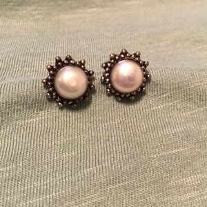 Pearl earrings